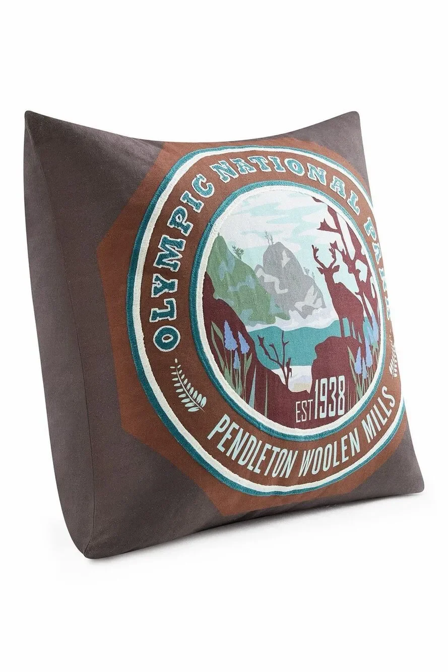 Pendleton Olympic National Park Embroidered Accent Throw Pillow 20x20 NWT